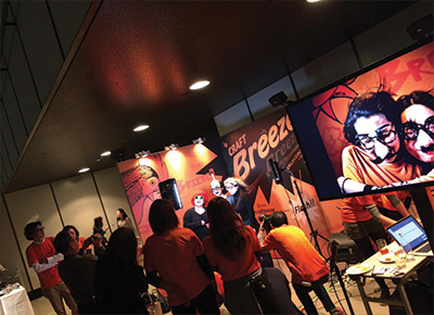 Craft booth at New Year Ceremony